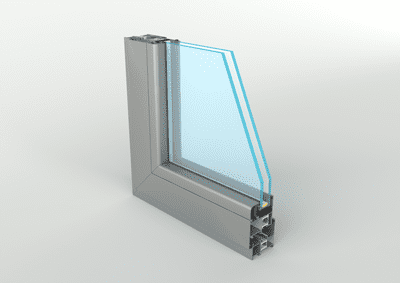 LandVac Optimum Vacuum Glazing cross section