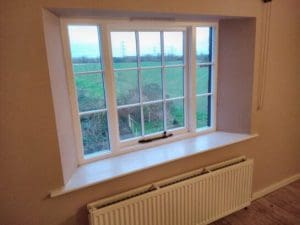 vacuum glazed top hung casements