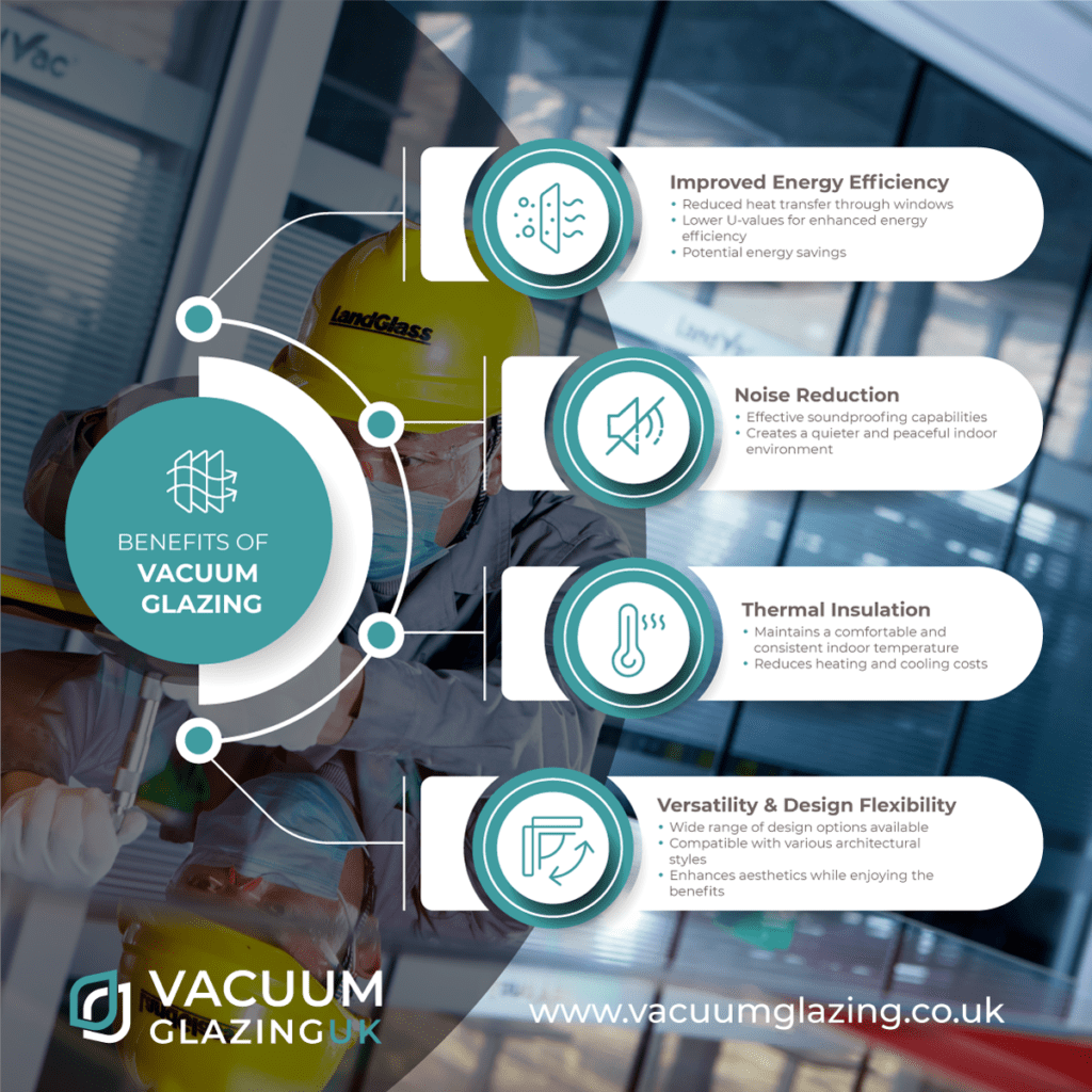Infographic on the benefits of vacuum insulated windows